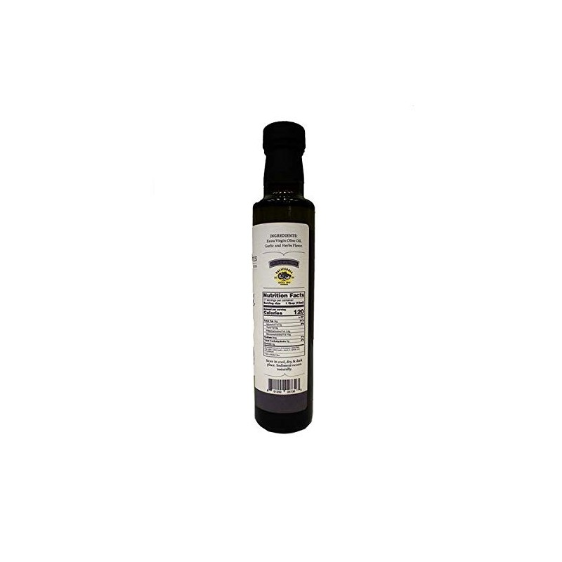 SUTTER BUTTES GARLIC HERB INFUSED OLIVE OIL 8.5 FL. OZ.