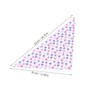 Levemolo 3PCS Seasonal Dog Bandanas Adjustable Star Pattern Bibs for