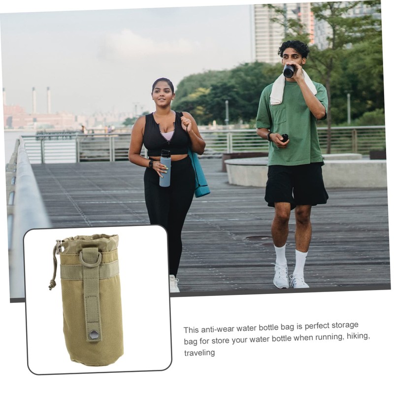 Mipcase Durable Water Bottle Carrier Bag for Backpack Strap Attachment