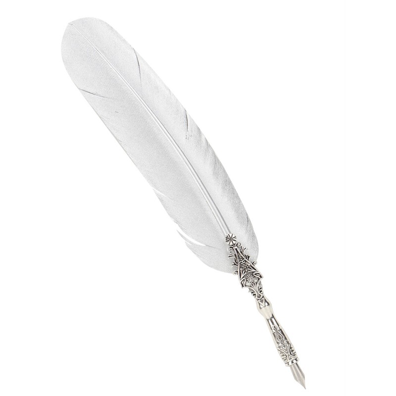 Vintage Classical Fountain Pen Sign Pen Calligraphy Feather Quill Dip