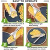 3Pcs Magic Corn Cutter Peeler, Corn Stripper Cob Stripper Tool,
