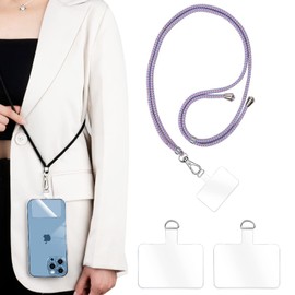 Turkalla Smart Phone Strap, Neck Strap, Revolutionary Version, Cell Phone Strap, Neck Strap, Crossbody Strap, SGS Certified, Metal D-Shaped Buckle, Nylon, 10 G Load Capacity, Durable, Enhanced