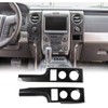 Voodonala Central Console Panel Frame Outlet Vent Trim for Ford