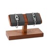 Papten SM21502 Wooden Watch Stand, For 2 Pieces, Luxury, Stylish,