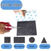 Cuttable Felt Furniture Pads with Sticky Backing,40x6 inch Self Adhesive