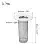 uxcell 3Pcs Modern Stainless Steel Sink Strainer, Fit for Diameter