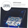 TEHAUX Adjustable Laptop Stand with Cooling Fan Ergonomic Computer Holder
