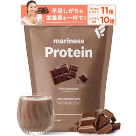 MARINESS Mariness Protein About 15 Servings Rich Chocolate Soy Diet Women Replacement Whey 345g Made in Japan