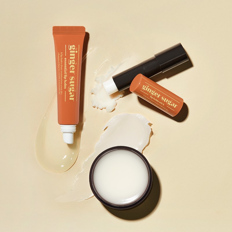 Etude [에뛰드]진저슈가 에센셜 립밤 [Etude] Ginger Sugar Essential Lip Balm