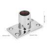 Boat Handrail Fitting Stainless Steel 316 90 Degrees Rectangular Marine