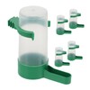Sosoport 15pcs Automatic Bird Water Feeder No-Leak Dispenser for Parrots