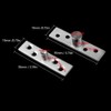 360 Degree Door Hinge 2 Pieces Rotating Door Hinge Stainless