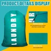 2 Pack Upgrade Extra Large Travel Laundry Bag with Drawstring，24"