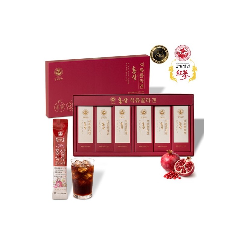 Ganggae Sangin Red Ginseng Pomegranate Collagen (10ml x 36 packets)