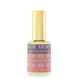 DAISY DND DC Mood Color Changing Gel .6 fl oz  - 28 ANTIQUE FUCHSIA TO SKIN TAN