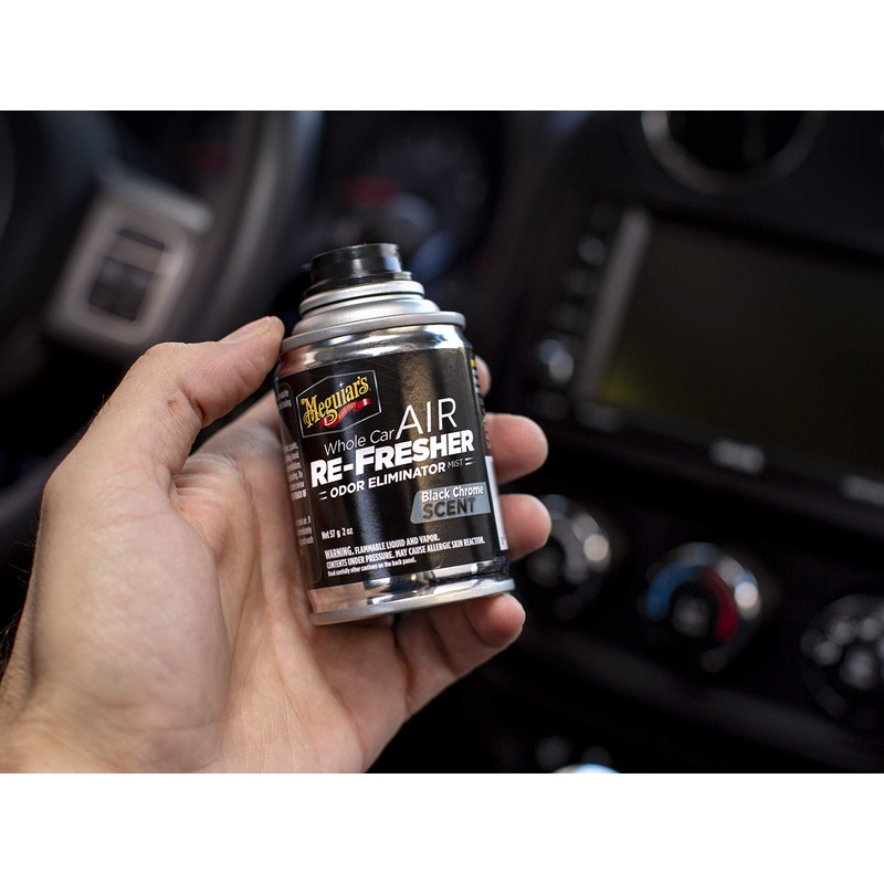 Meguiar's Whole Car Air Refreshener - Odour Eliminator 57g, Black