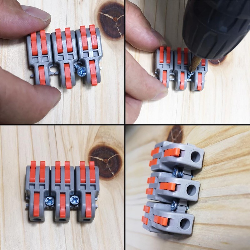 Plug Connector, 1 in 2 Aug Compact Splice Connector with
