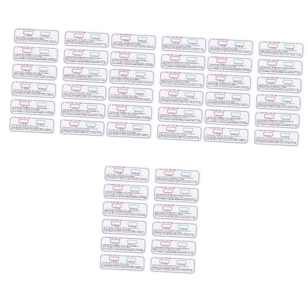 Mobestech 4sets Uv Test Strips Test Cards Tester Uv Identifying