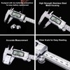 Kynup Digital Caliper, Caliper Measuring Tool, Micrometer Dial Vernier Caliper
