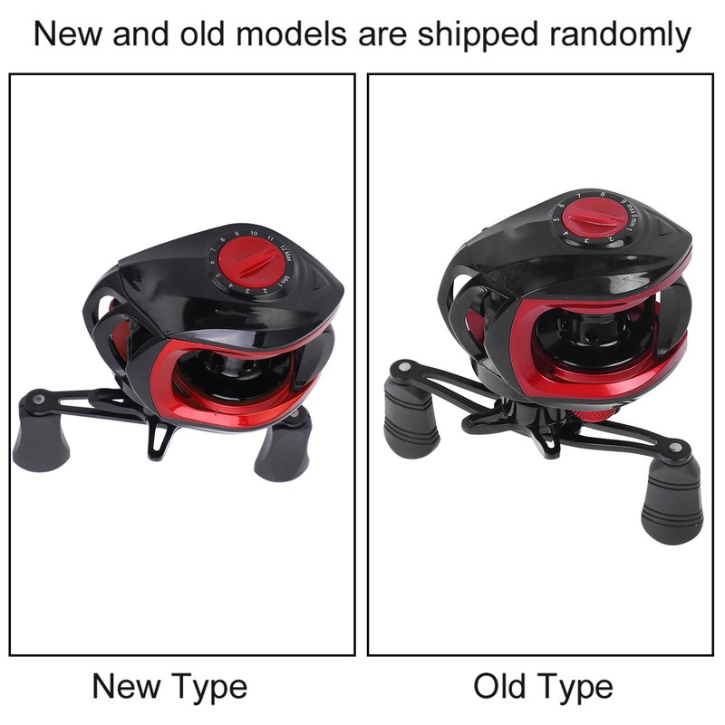 LK201 Plastic/Aluminum Alloy Black Red Magnetic Brake Standard Right/Left Hand