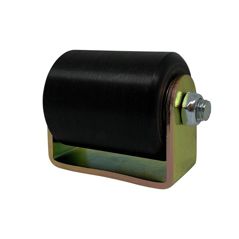 Slide Gate Guide Roller 3" Black Hard Nylon UHMW Rollers