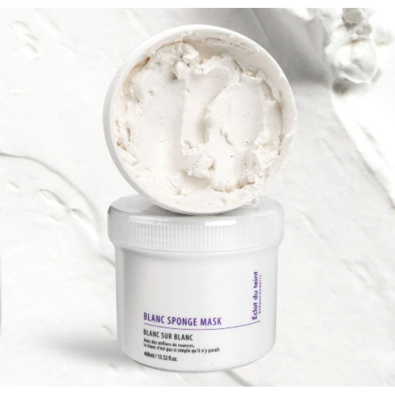 Eclat Dutin White Clay Mask Pack Blanc Sponge Pore Pack