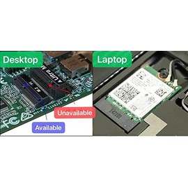 AX210NGW Tarjeta WiFi 6E M.2 5400Mbps Módulo inalámbrico de triple banda para portátil, adaptador WiFi 11AX con Bluetooth 5.3, MU-MIMO, latencia ultrabaja NGFF, soporta Windows 11/10 (64bit)