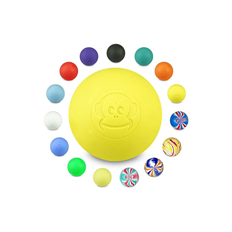 Captain LAX Massage Ball Original Lacrosse Ball Hard Rubber 6
