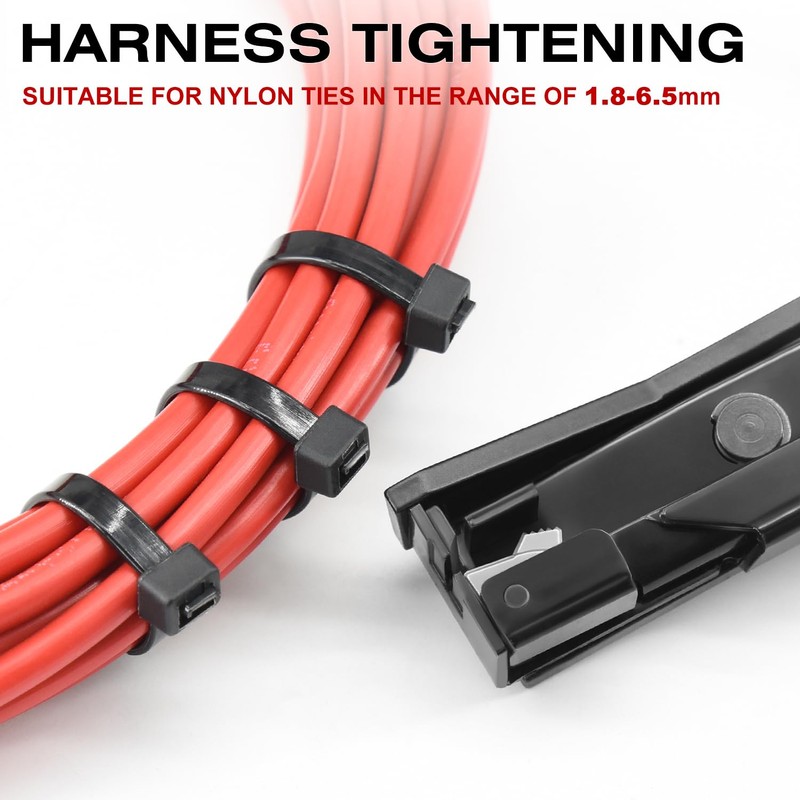 Cable Tie Gun for 1.8-6.5mm Nylon Ties | Wider Range