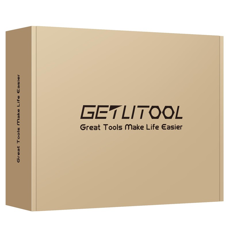 GETLITOOL 20Pcs Impact Allen Bit Socket Set, 1/2" Drive S2