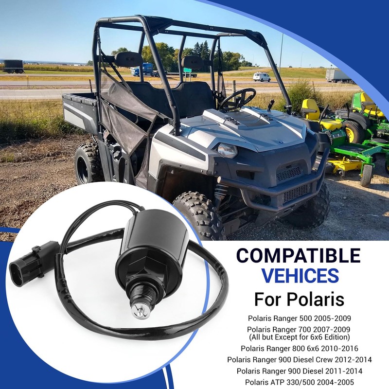 2411634 Rear Differential Actuator Lock Solenoid Compatible with Polaris Ranger