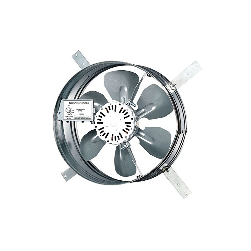 Dayton 10W199 Gable Attic Ventilator, 120V, 1650 CFM