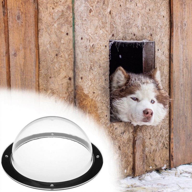 QWORK 2 Packs Dog Fence Window - 12.2 inch Acrylic