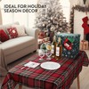 JEMIDI Tablecloth 110 x 140 cm Checked - Garden Tablecloth