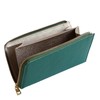 COTOCUL Women's Small Long Wallet, Genuine Leather, Italian Leather, Holds