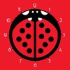 CafePress Ladybug 10" Wall Clock for Livingroom, Kitchen, or Office