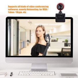 ASHATA Webcam 0.3MP, USB2.0 Web Camera Cam with ° for Computer PC Laptop for Skype/for MSN for 2000 / / / / / Vista 32bit