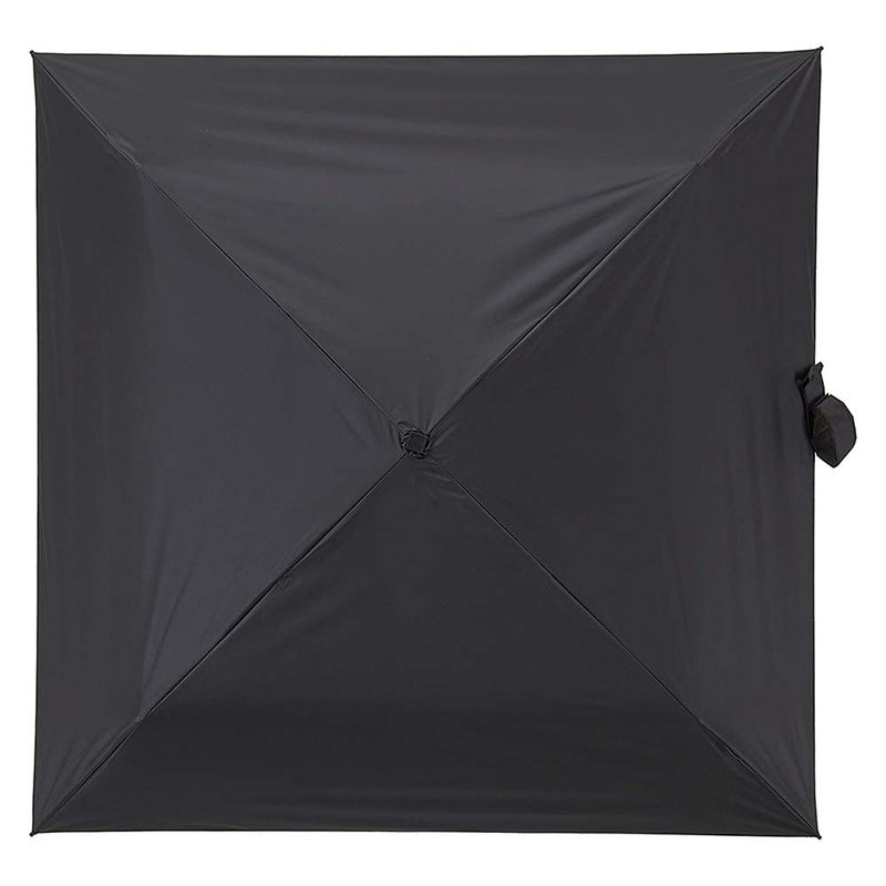Moonbat Masu Men's Parasol, Square Folding Umbrella, Solid Color, 19.7