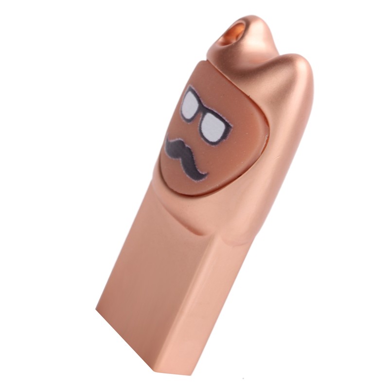 U Disk Cartoon Moustache Pattern USB Flash Drive Computer Data