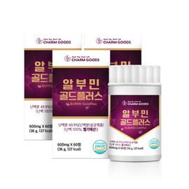 Charm goods Albumin Gold Plus 60 tablets, 3 bottles / 알부민 골드플러스 60정 3병