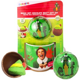 Galerie ELF Hot Chocolate Melting Ball and Mug Gift Set, Christmas 2024 Stocking Stuffer Gift, 2.12 Ounces
