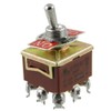 uxcell® a12031300ux0399 Toggle Switch, 3PDT On/Off/On 3 Postion 9 Screw