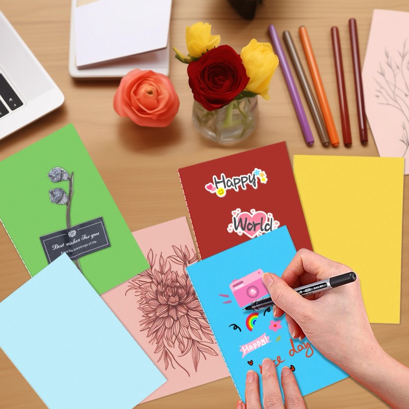 24 Pack A7 Mini Notepad Small Pocket Journals Bulk Gifts