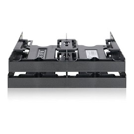 ICY Dock Flex Fit Quattro MB344SP – Mounting Frame for 4 x 2.5 Inches (6.4 cm) SSD/HDD in 1 x 5.25 Inches (13.3 cm)
