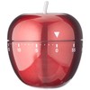 TFA Dostmann Apple 38.1030.05 Kitchen Timer Stainless Steel Red