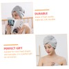 BIUDECO Shower Cap Set Towel Bathing Cap for Dry Hair