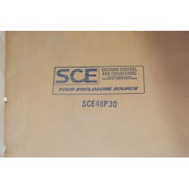SCE Saginaw Controls SCE48P30 Enclosure Back Panel fits 48" x 30", New in Box