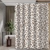 ZTTXL Leopard Cheetah Shower Curtain (72" x 72"), Dark brown