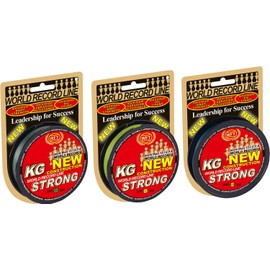 WFT KG Strong 300 m 0.18 mm 22 kg, Braided Line, Sea Line, Fishing Line, Colour: Green