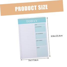 LALAFINA Convenient Academic Planner Portable Planner Organizer Notebook for Office and Home Use
